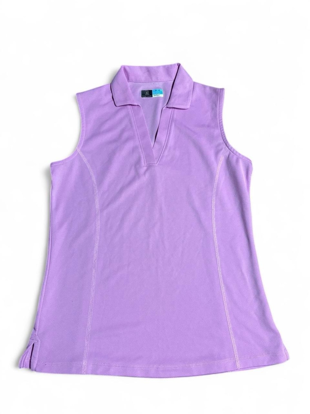 PGA Tour Lavender Sleeveless Polo Tank Top